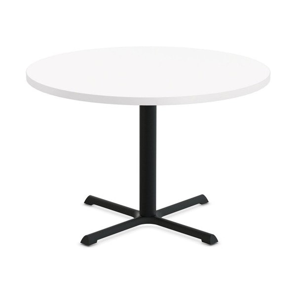Special-T Table, Round, 42in Dia x 42in, Black Base/White Top SCTSTAR242BHBWH - main